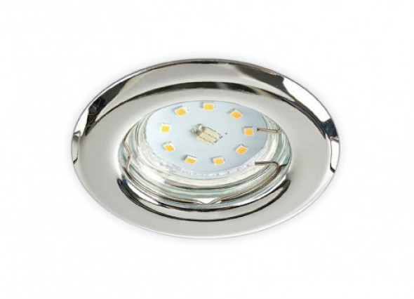 Oprawa sufitowa halogenowa wpustowa OH14 Chrom