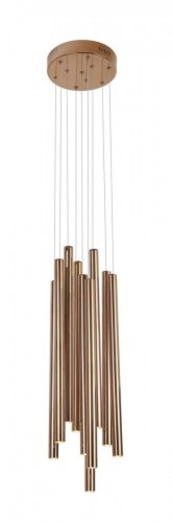 Organic LED lampa wisząca 10-punktowa miedź P0205D