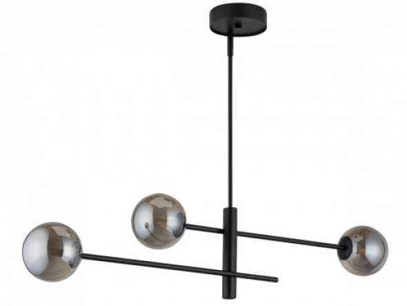 Oro lampa wisząca 3-punktowa czarna 32074