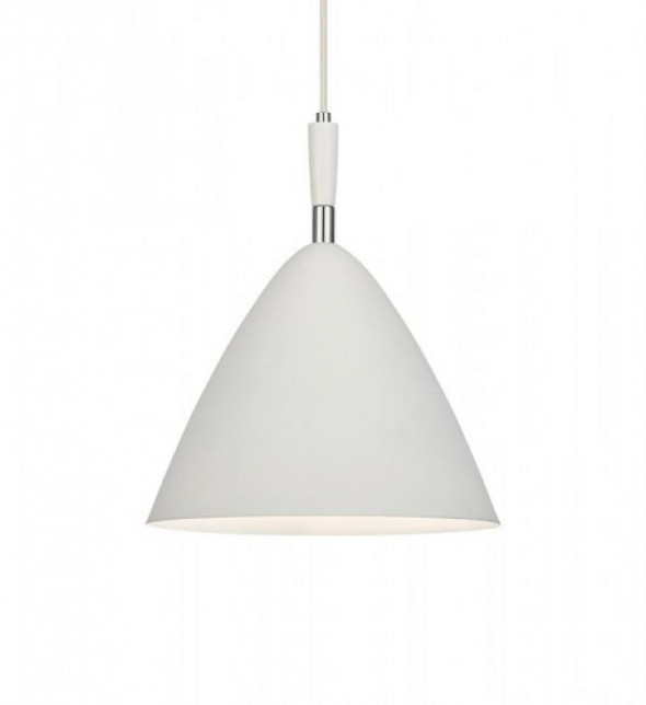 Osteria lampa wisząca 1-punktowa biała/chrom 107208