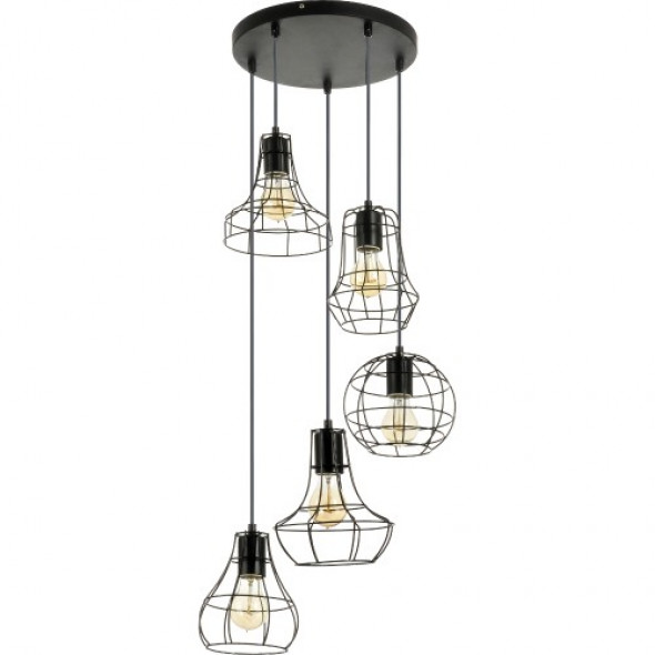 Outline lampa wisząca 5-punktowa 1330504