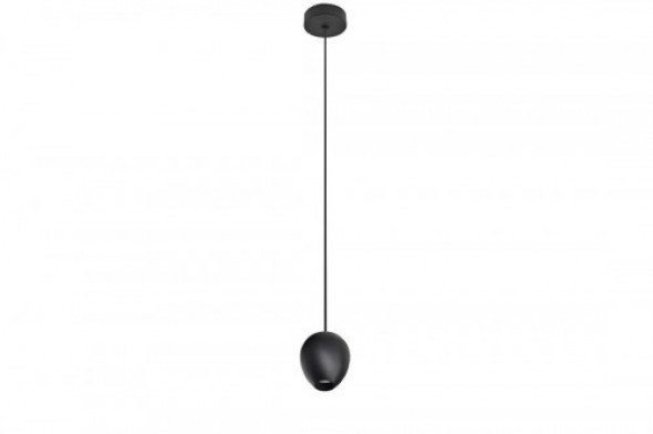 Ovum LED lampa wisząca 1-punktowa czarna AZ3095