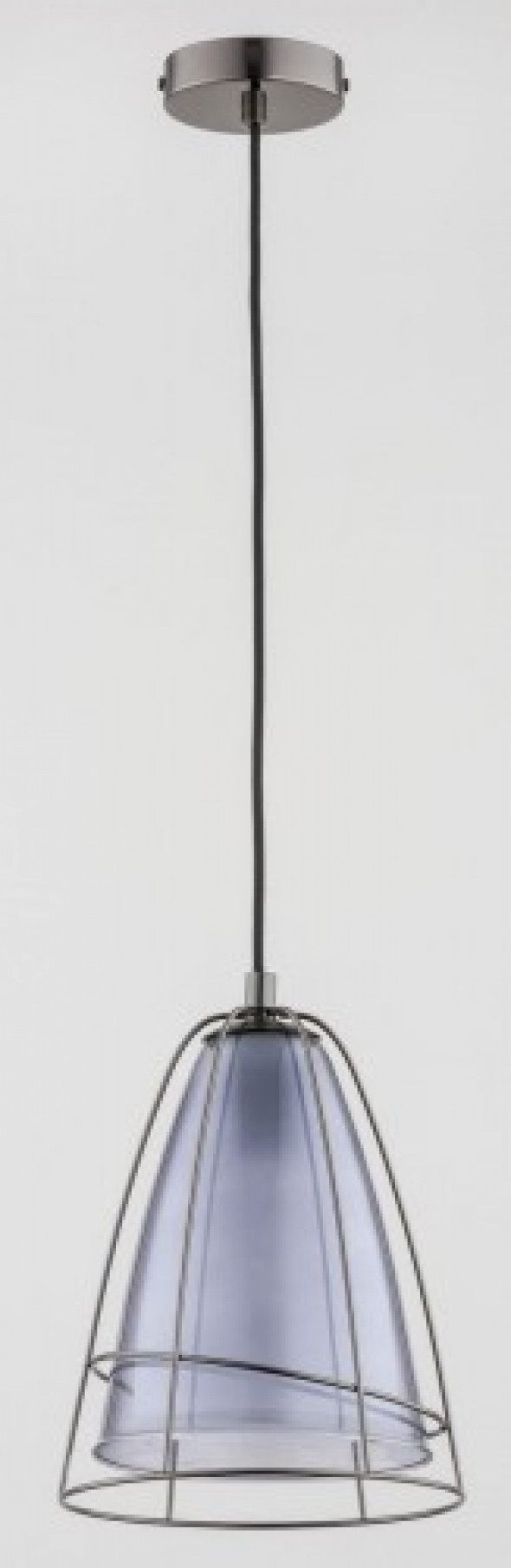 Oxford Pro lampa wisząca 1-punktowa czarny chrom 60920