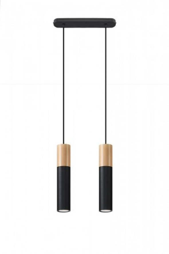 Pablo lampa wisząca 2-punktowa czarna SL.0633
