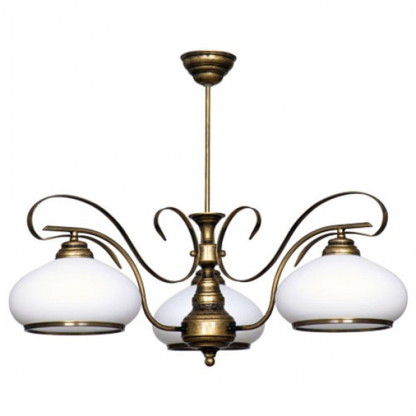 Patyna VIII żyrandol 3-punktowy 493E