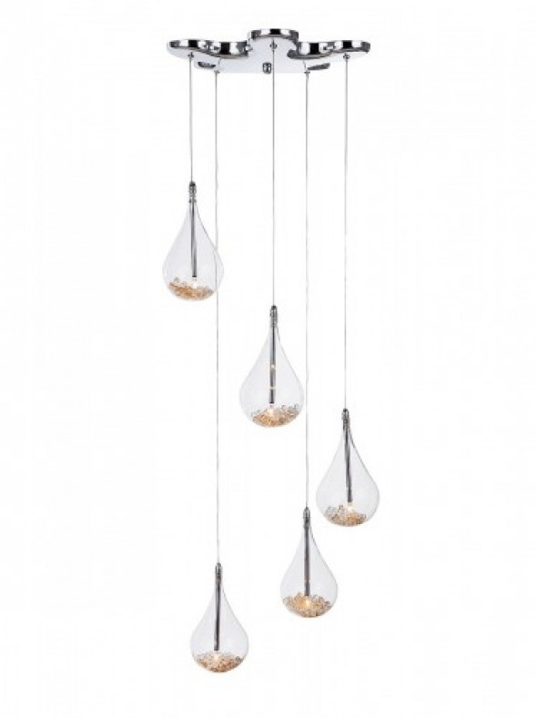 Perle lampa wisząca 5-punktowa P0226-05B-F4RK