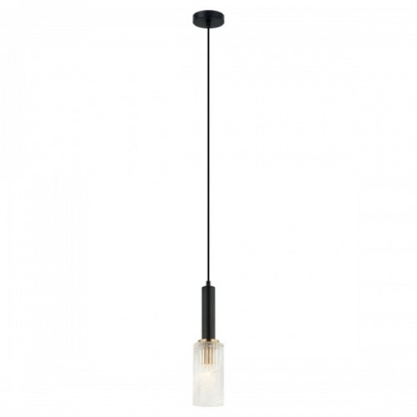 Perola lampa wisząca 1-punktowa PND-43309-1 BK+BR