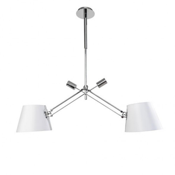 Pesso lampa wisząca 2-punktowa biała