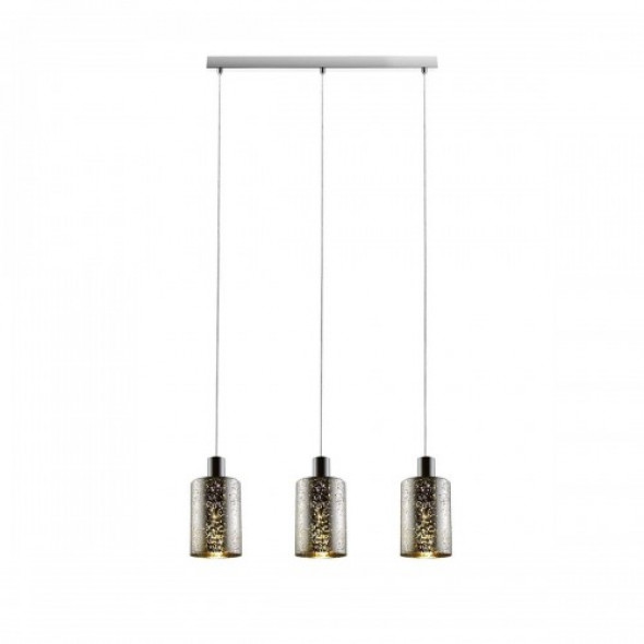 Pioli lampa wisząca 3-punktowa srebrna P0369-03A-B5GR