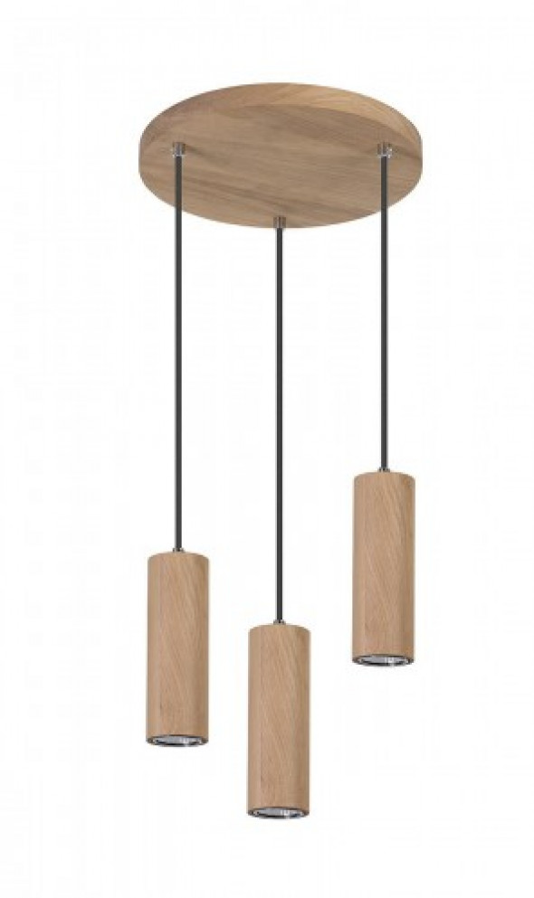 Pipe lampa wisząca 3-punktowa dąb olejowany 1551374R