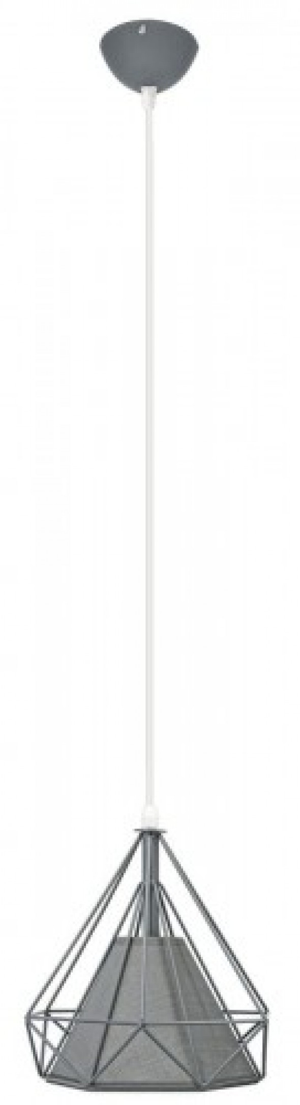 Piramida D25 lampa wisząca 1-punktowa szara 8801/1 ZWIS - 08