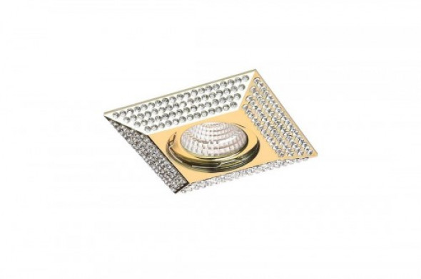 Piramide L oprawa do zabudowy 1-punktowa złota AZ1611