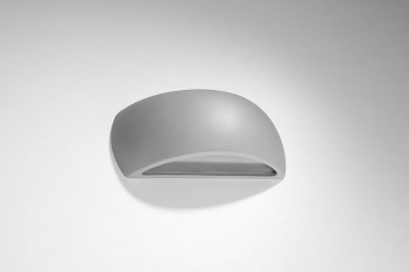 Pontius kinkiet 1-punktowy ceramiczny szary SL.0875