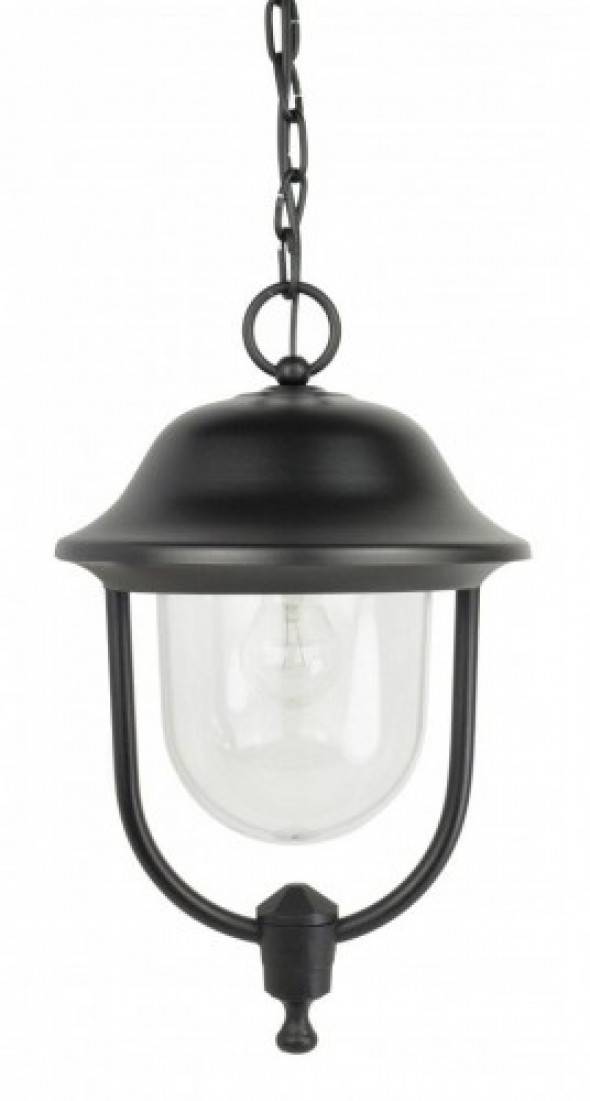 Prince lampa wisząca ogrodowa 1-punktowa czarna K 1018/1/O