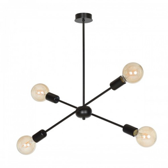 Proton lampa wisząca 4-punktowa czarna 586/4