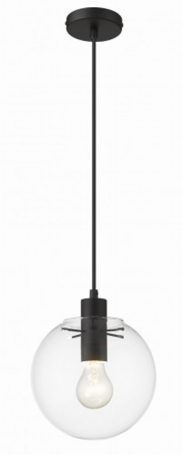 Puerto D20 lampa wisząca 1-punktowa czarna LP-004/1P S BK