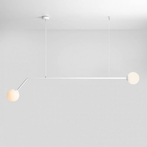 Pure lampa wisząca 2-punktowa biała 1064H