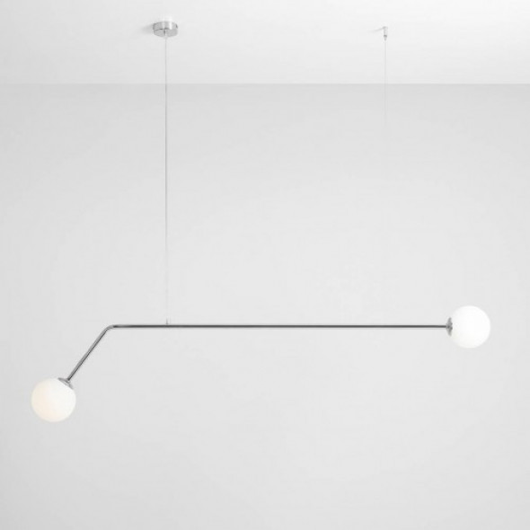 Pure lampa wisząca 2-punktowa chrom 1064H4