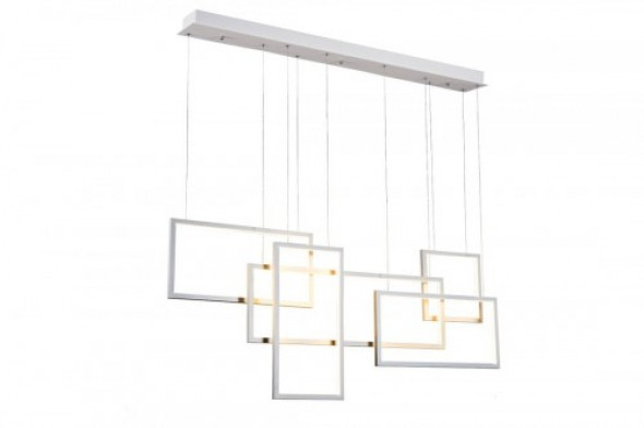Quadratus LED lampa wisząca 1-punktowa biała AZ2851