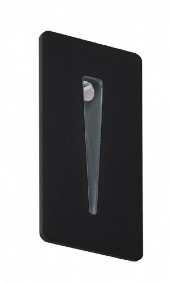 Raggio IP54 LED oprawa schodowa do zabudowy 1-punktowa czarna AZ2964