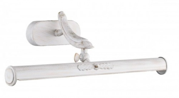 Raphael kinkiet obrazowy 2-punktowy antyczny biały PIC113-02-W