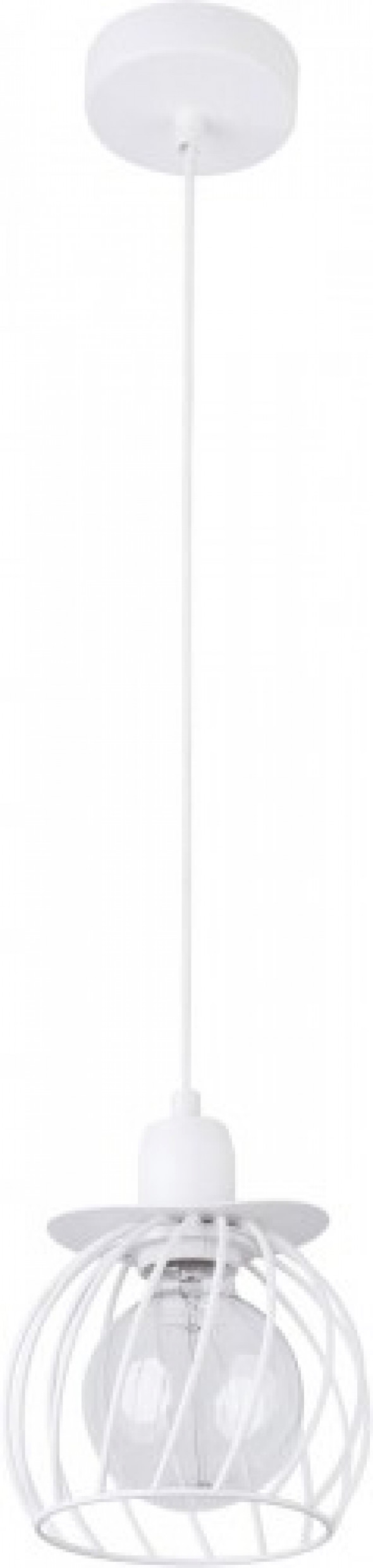 Regge lampa wisząca 1-punktowa biała 31858