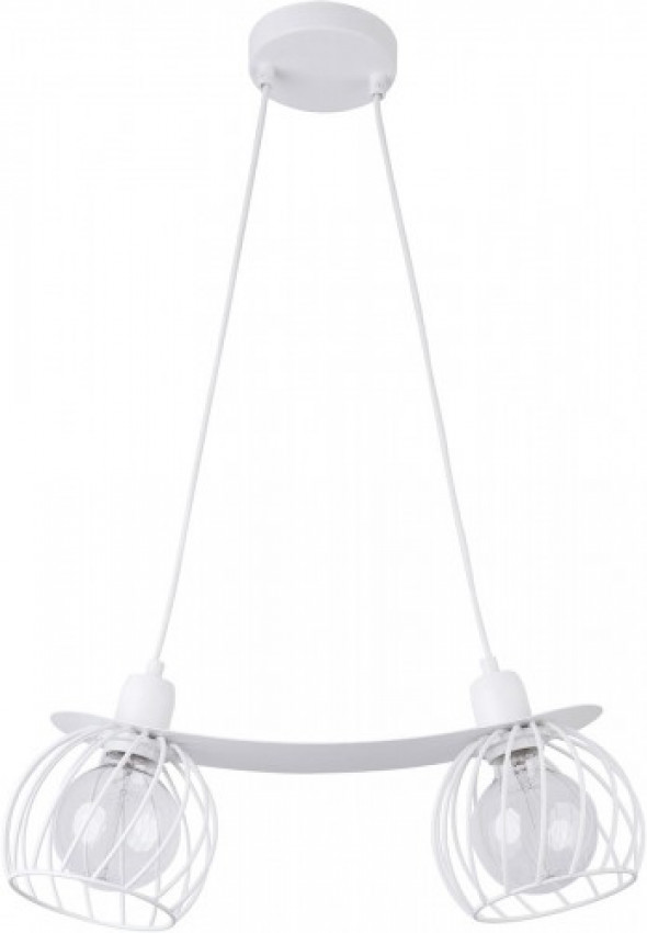 Regge lampa wisząca 2-punktowa biała 31853