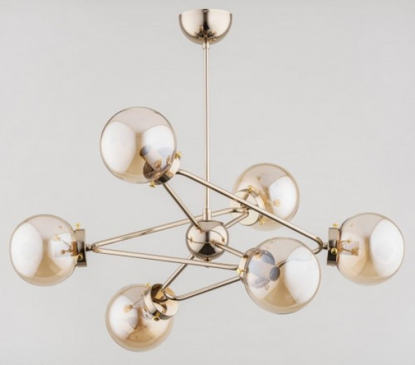 Resto lampa wisząca 6-punktowa złota 63069