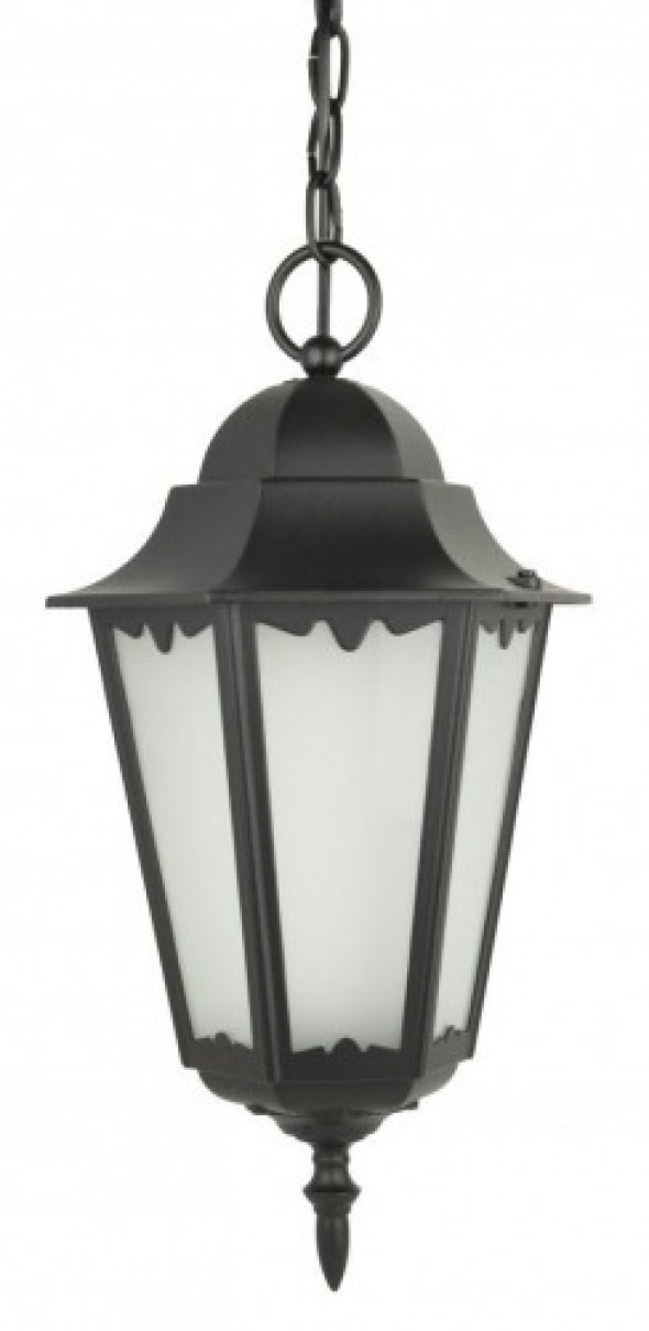 Retro Classic II lampa wisząca ogrodowa 1-punktowa czarna K 1018/1/D H