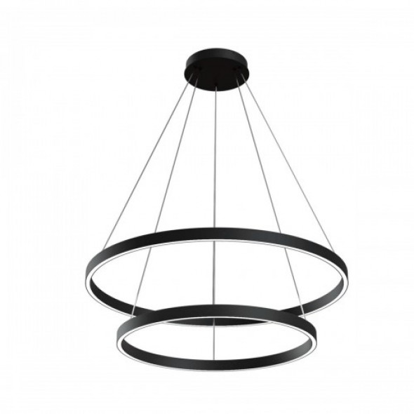 Rim LED lampa wisząca 2-punktowa czarna MOD058PL-L74B4K