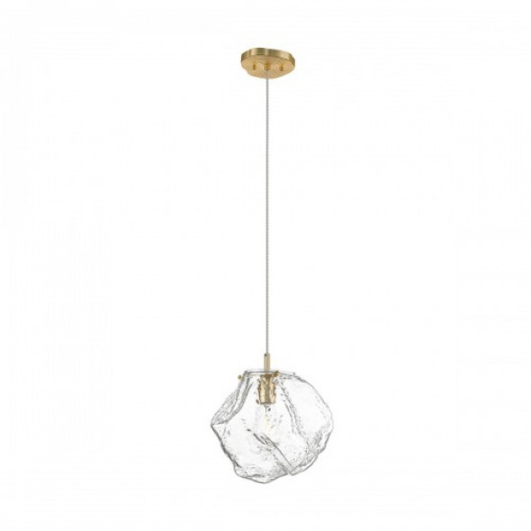 Rock D30 lampa wisząca 1-punktowa złota/transparent P0488-01B-U8AC