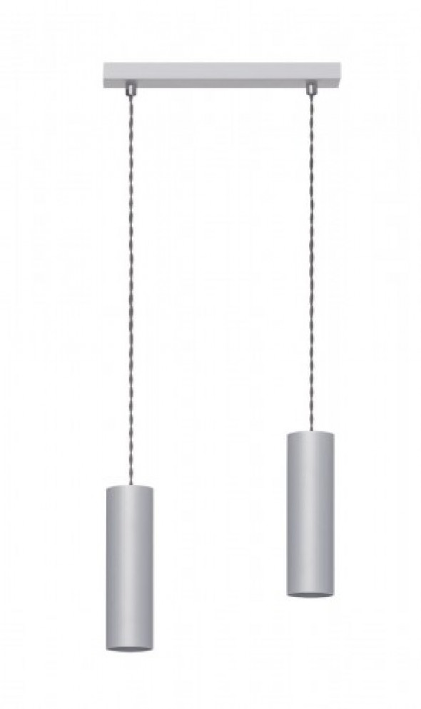 Rollg lampa wisząca 2-punktowa szara 556/2 POP