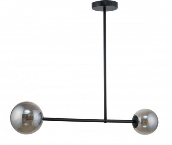 Roma lampa wisząca 2-punktowa czarna 32085