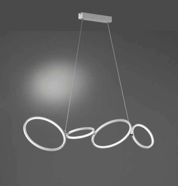 Rondo LED lampa wisząca 4-punktowa biała 322610431