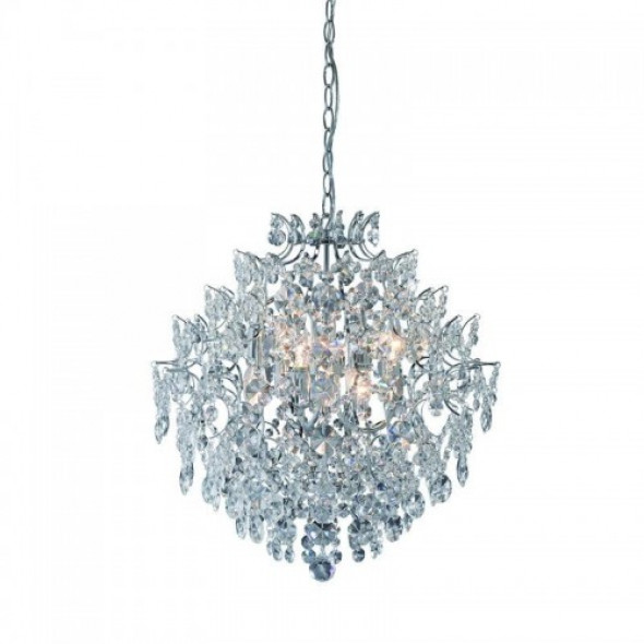 Rosendal lampa wisząca 6-punktowa chrom/MC 100533