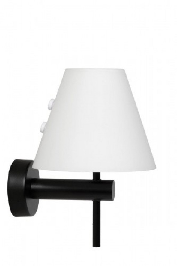 Roxy IP44 kinkiet 1-punktowy czarny 04208/01/30