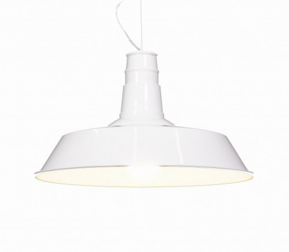 Saggi lampa wisząca 1-punktowa biała LDP 7808 (WT)