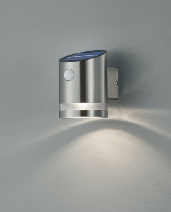 Salta LED kinkiet zewnętrzny solarny z czujnikiem ruchu nikiel R22231107