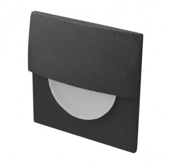 Sane D40 LED oprawa schodowa do zabudowy 1-punktowa czarna AZ2765