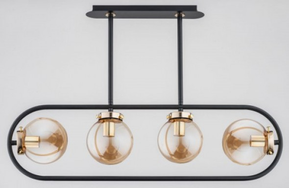 Saran lampa wisząca 4-punktowa złota 62148