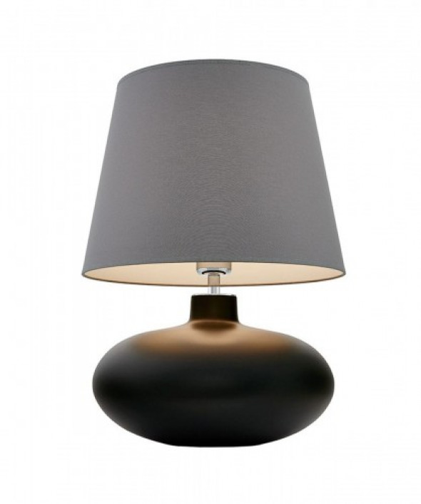 Sawa lampa stołowa 1-punktowa szara 40590108