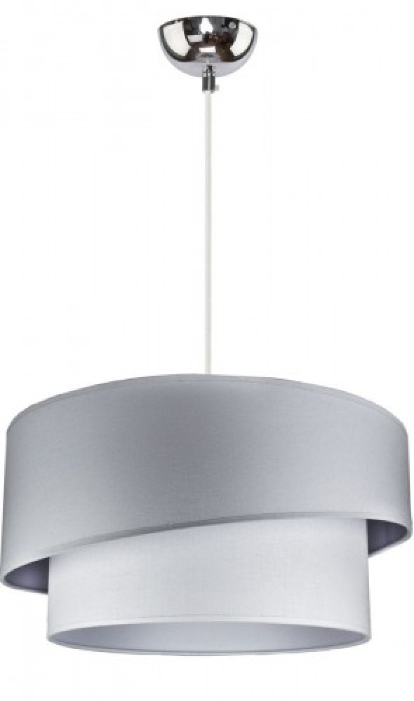 Shine lampa wisząca 1-punktowa szara/biała 8667