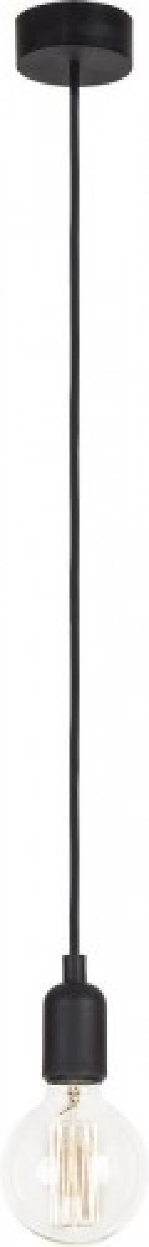 Silicone lampa wisząca 1-punktowa czarna 6404