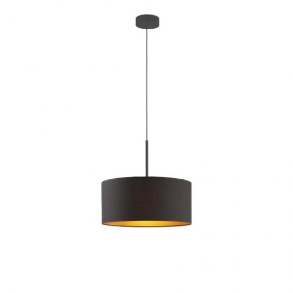 Sintra Gold D30 lampa wisząca 1-punktowa czarna/złota