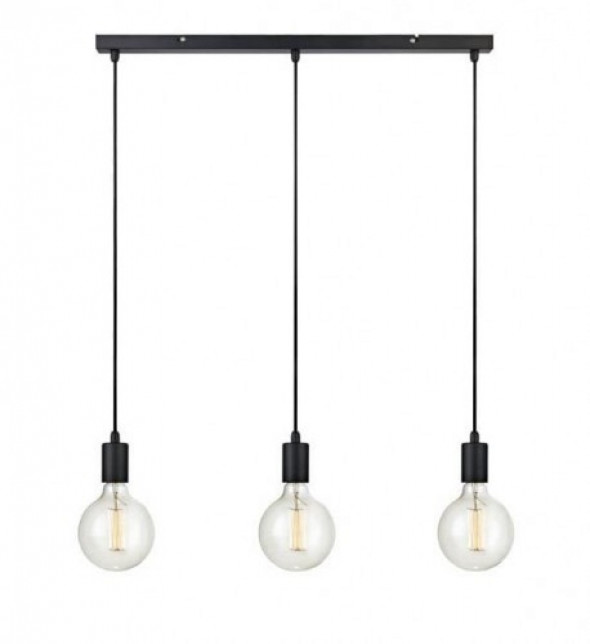 Sky lampa wisząca 3-punktowa czarna 106336