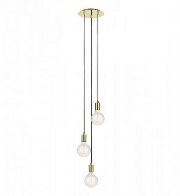 Sky lampa wisząca 3-punktowa złota 106333