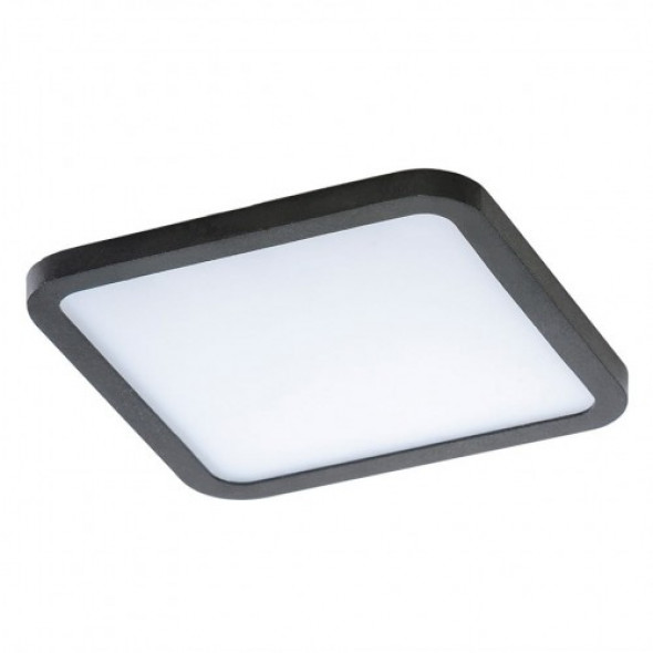 Slim square D15 LED 4000K oprawa do zabudowy 1-punktowa czarna AZ2836