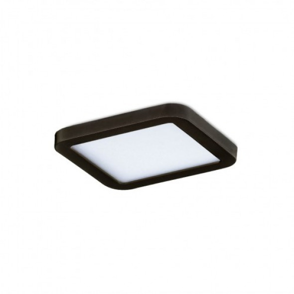 Slim square D9 LED 3000K oprawa do zabudowy 1-punktowa czarna AZ2833