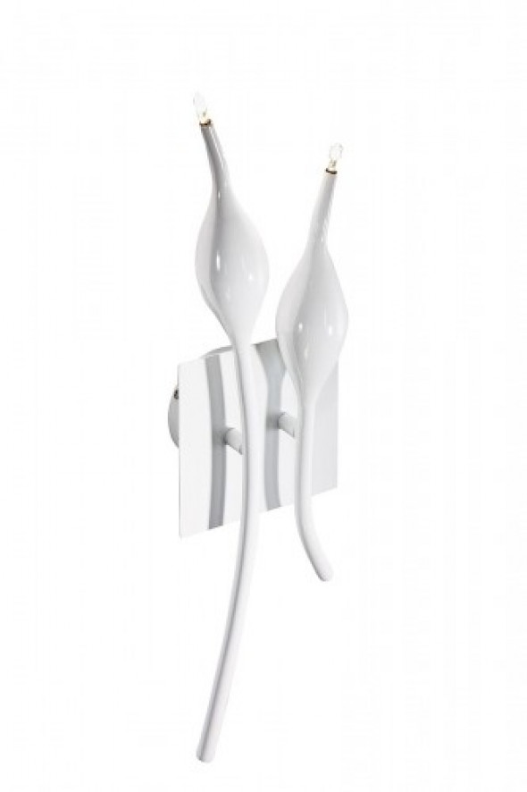 Snake kinkiet 2-punktowy biały AZ0047