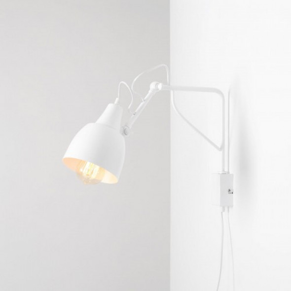 Soho kinkiet 1-punktowy biały 1002C_M